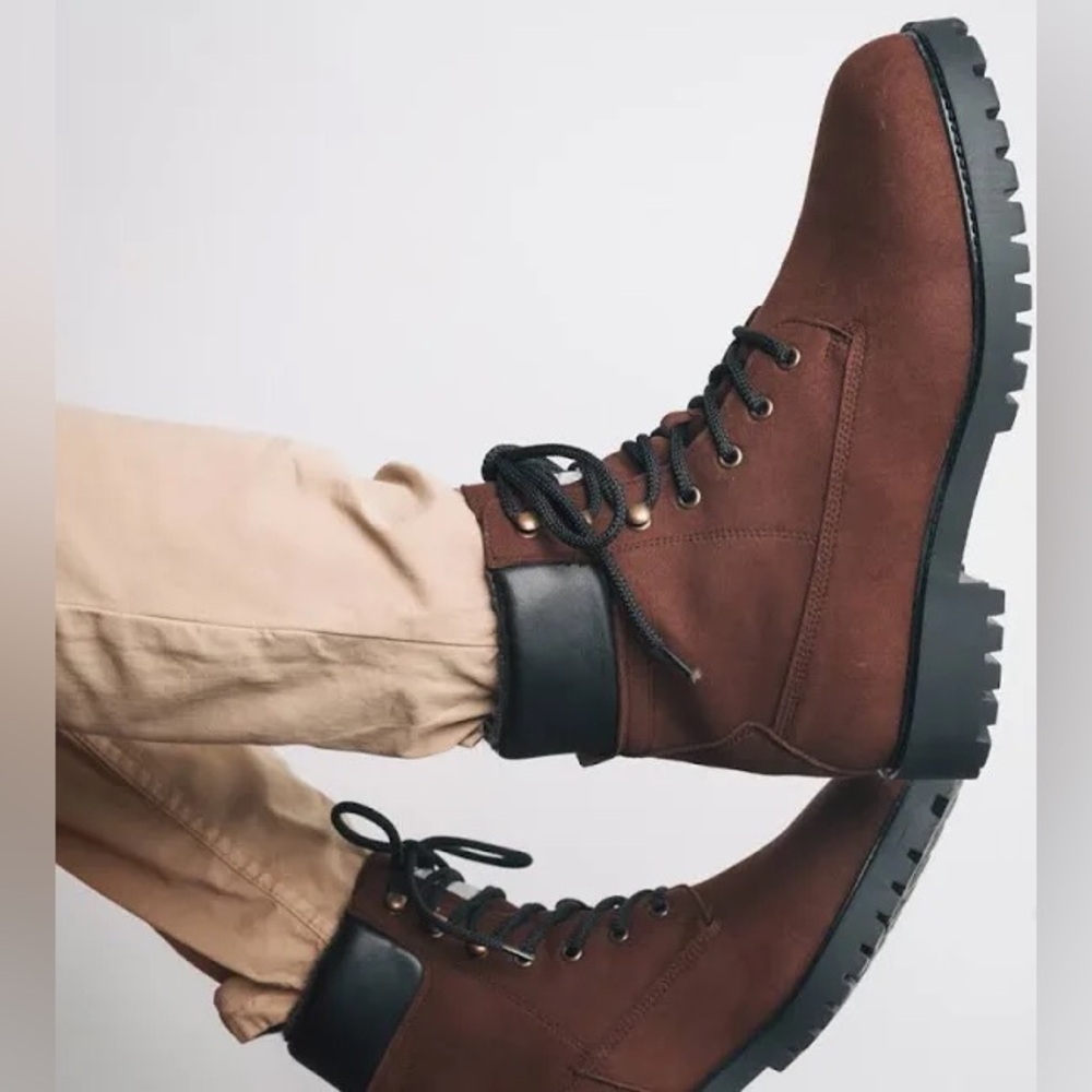 NAE Vegan Shoes Gadea Brown Vegan Mountain Warm Boots Women’s Size 9.5